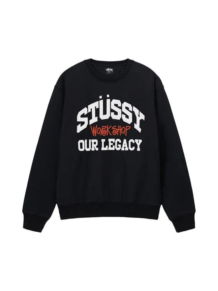 Свитер Stussy x Our Legacy x Our Legacy Work Shop Collegiate Pigment Dyed Crew