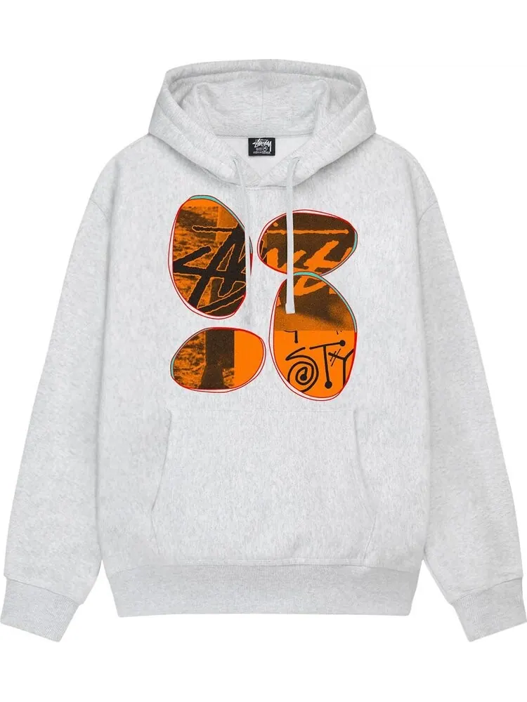 Худи Stussy David Carson Vespa 'Ash Heather'