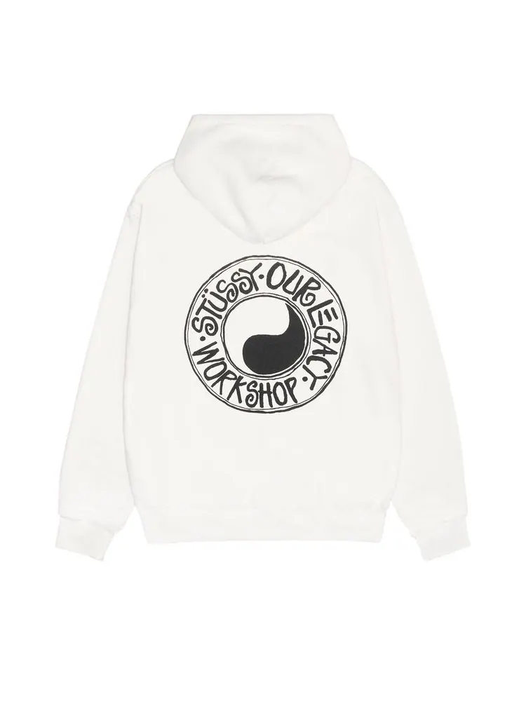 Худи Stussy x Our Legacy Work Shop Buana Hoodie 'Natural' — изображение 2 из 2, прозрачный