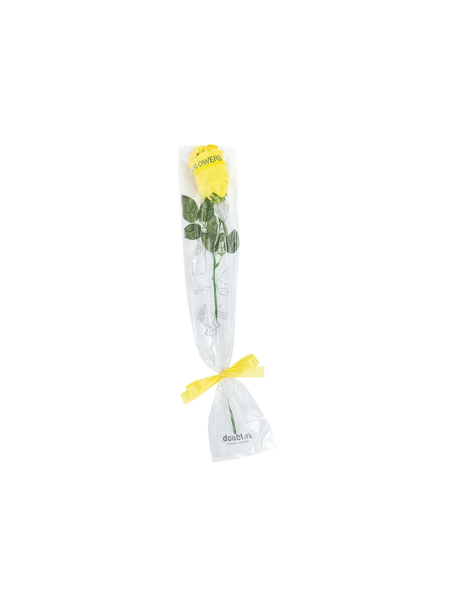 Носки Doublet A Rose — желтый