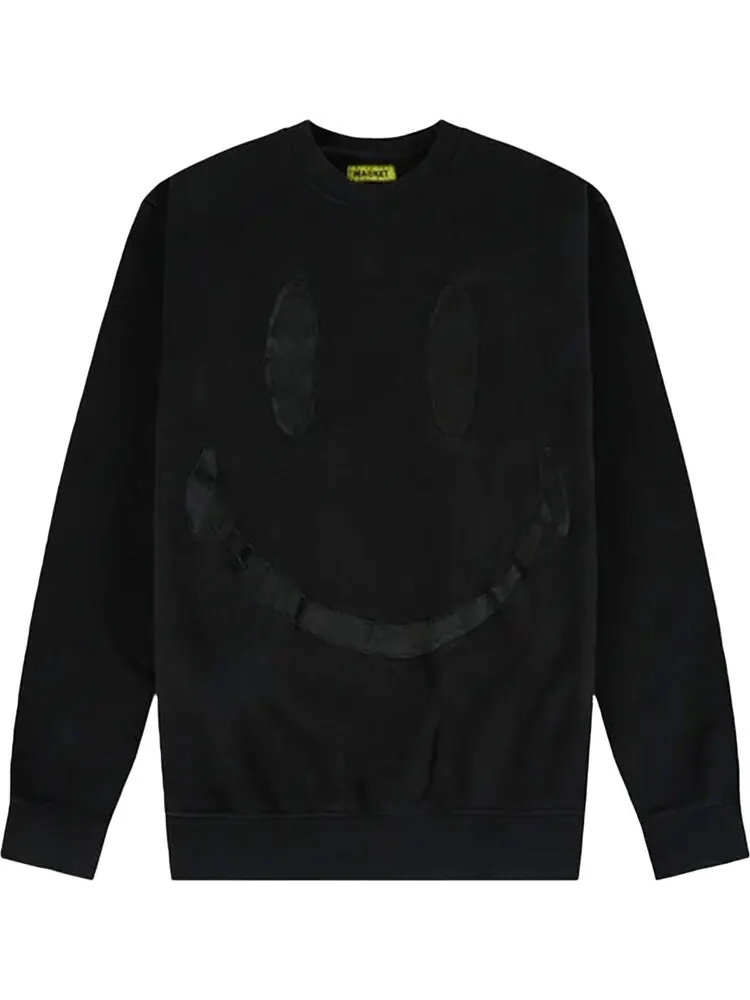 Толстовка Market Smiley Oversized Crewneck 'Black'