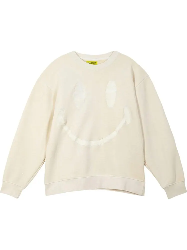 Толстовка Market Smiley Oversized Crewneck 'Cream'