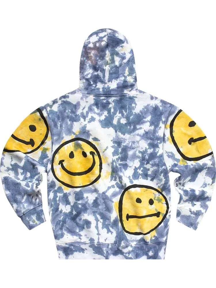 Худи Market Smiley Sun Dye Hoodie 'Yellow Blue Tie Dye' — изображение 2 из 2, мульти