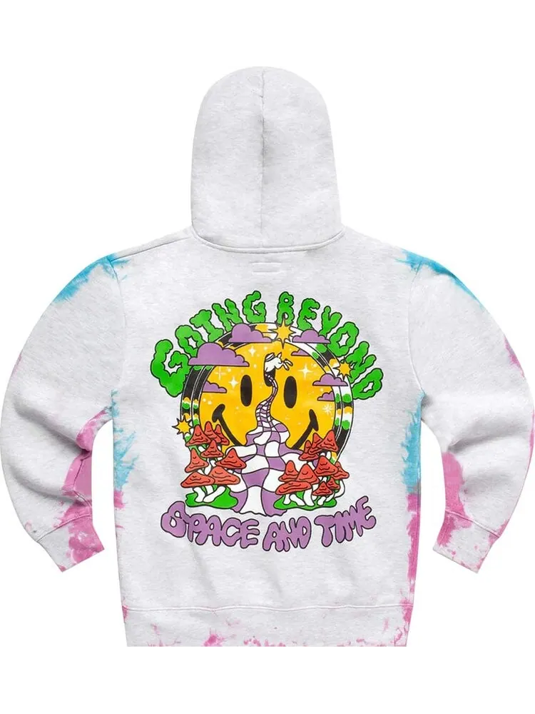 Худи Market Smiley Beyond Space And Time Hoodie 'Purple Tie Dye' — изображение 2 из 2, мульти