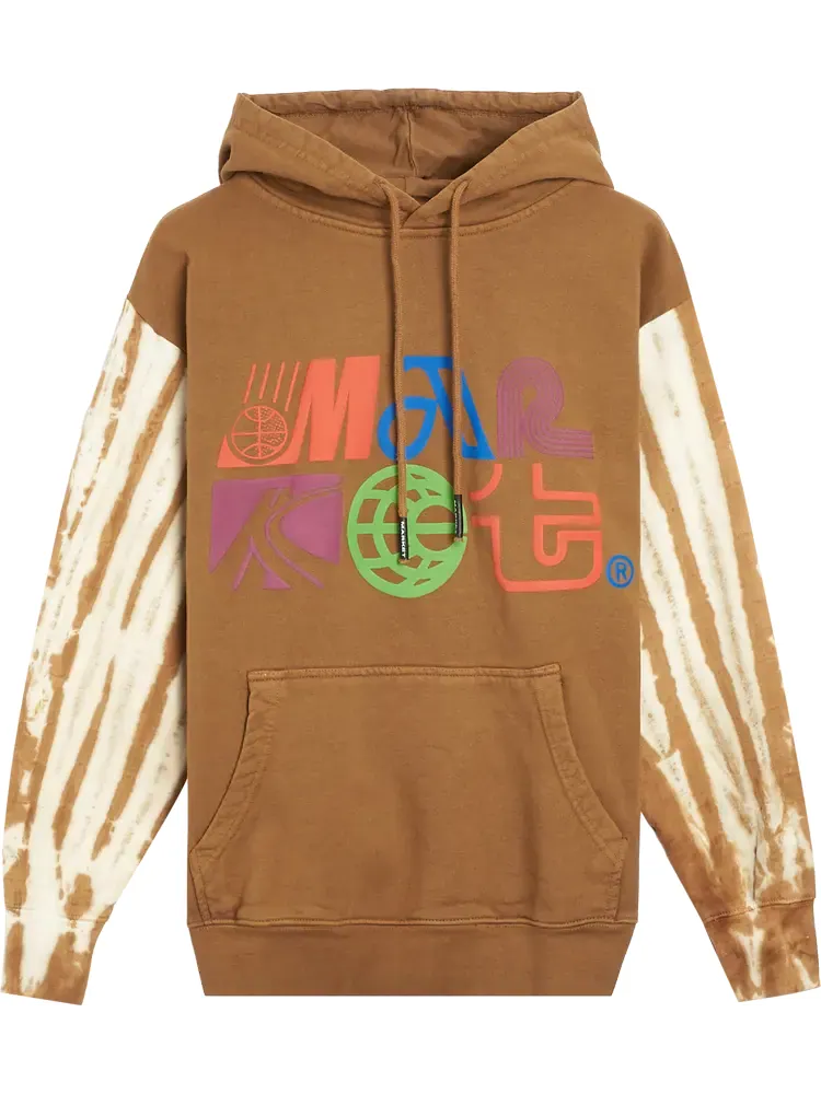 Худи Market Air Transit Puff Tie Dye Hoodie 'Brown Tie Dye'