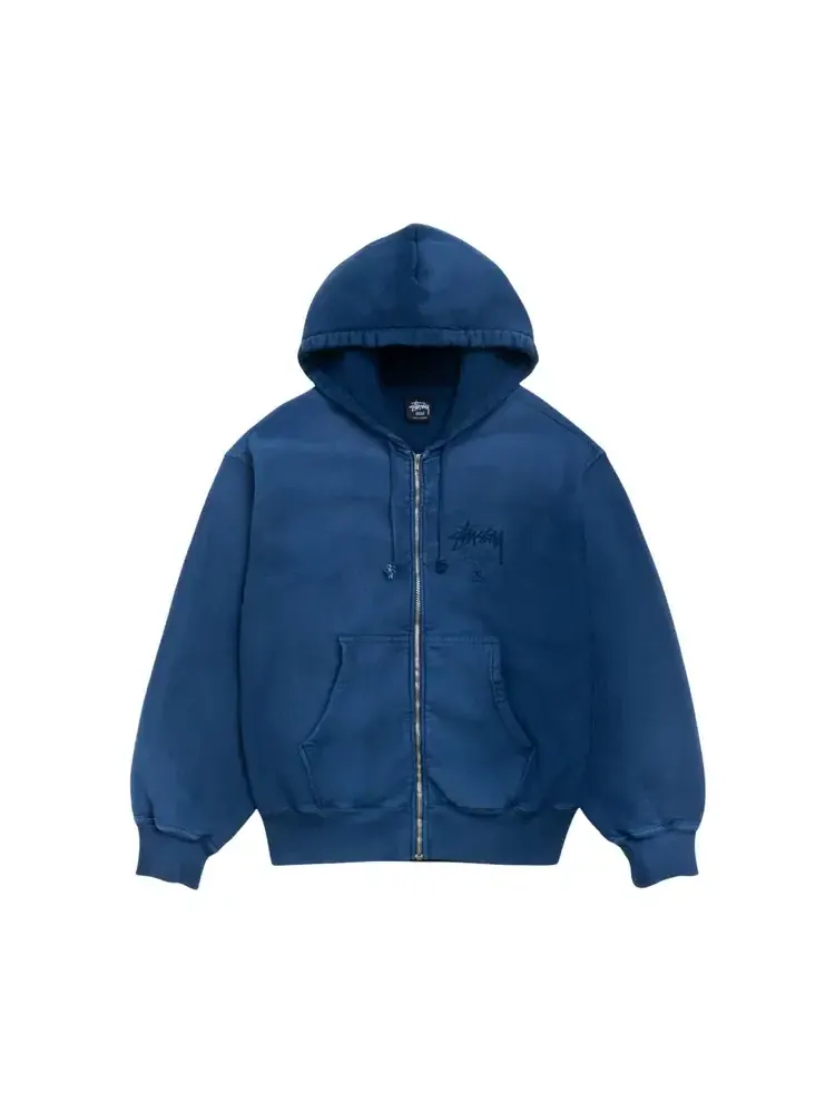Худи на молнии Stussy World Tour