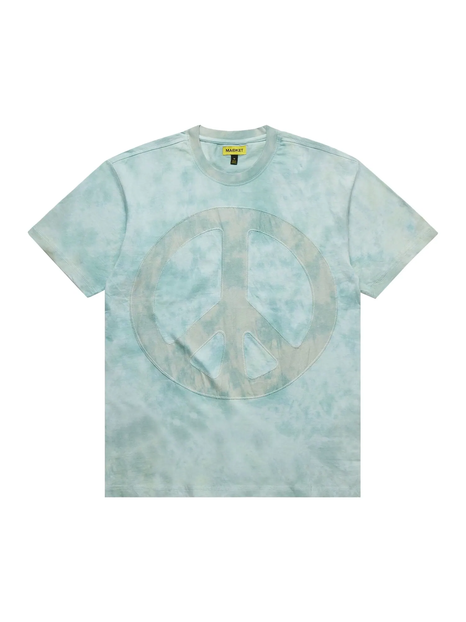 Футболка Market Peace Sign Небесно-голубая морская пена