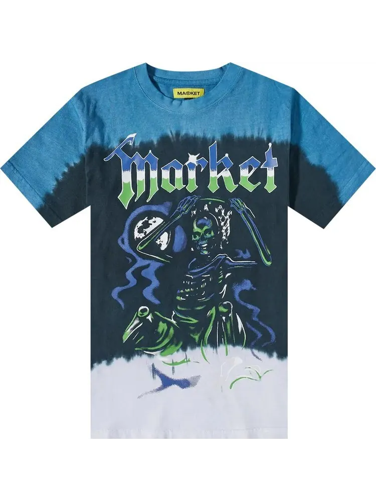 Футболка Market Killing The Game Glow In The Dark Tee 'Dark Tie Dye'