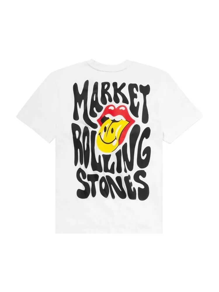 Футболка Market Rolling Stones T-Shirt 'White' — изображение 2 из 2, белый