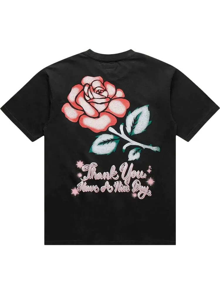 Футболка Market Thank You Rose Tee 'Black' — изображение 2 из 3, черный