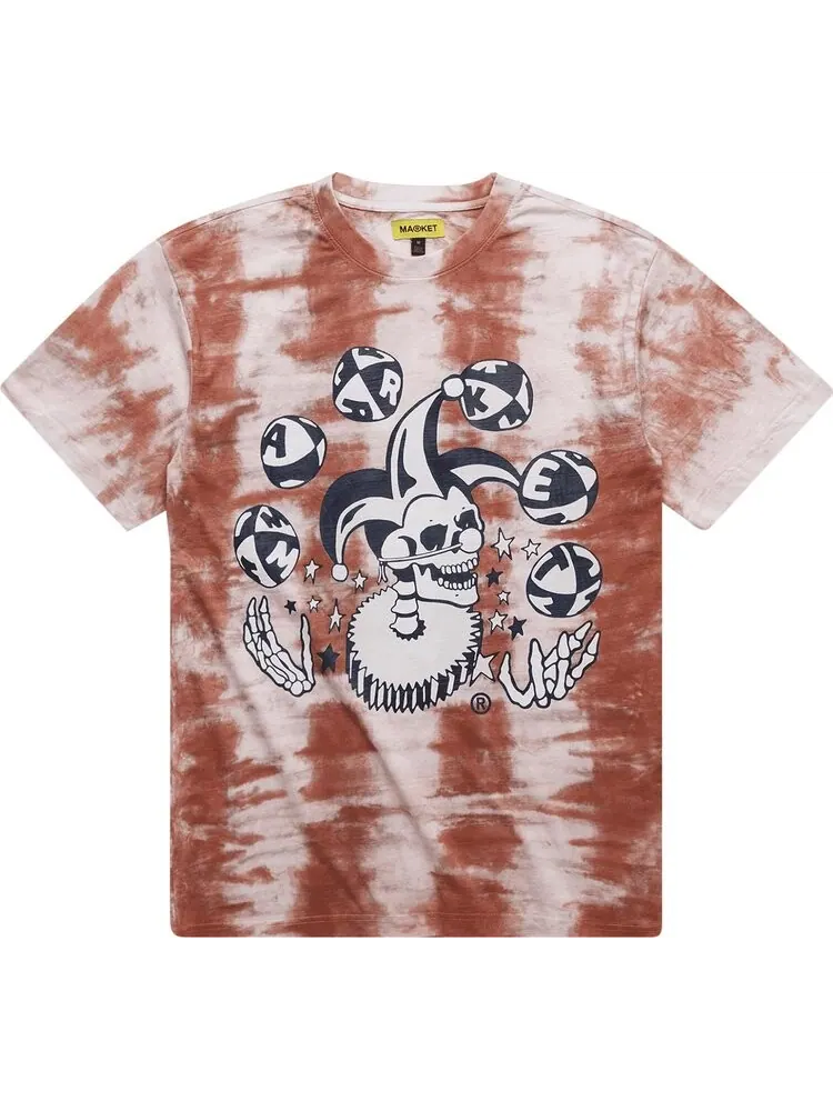 Футболка Market Skelly Jester Tie Dye T-Shirt 'UV Tie Dye'