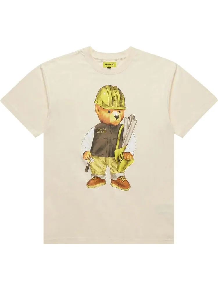 Футболка Market Workshop Bear T-Shirt 'Cream'