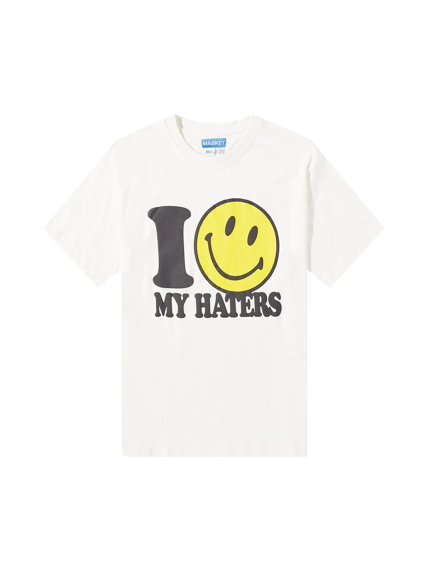 Футболка Market Smiley Haters Пергамент