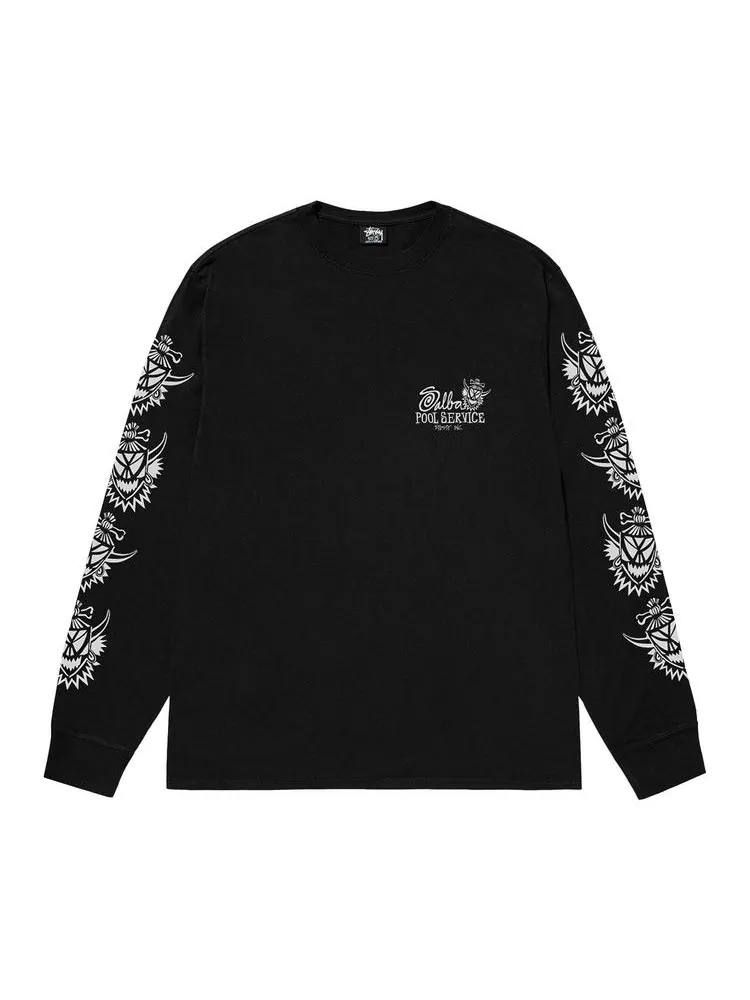 Футболка Stussy Witch Doctor Long-Sleeve Tee Pigment Dyed