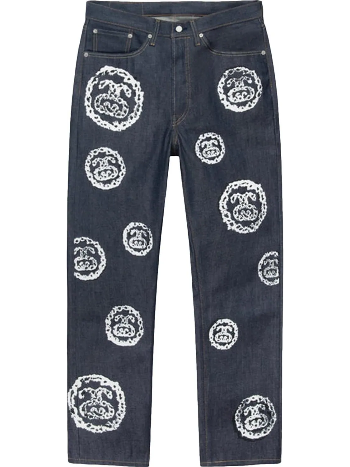 Джинсы Stussy x Denim Tears 501 Jean 'Raw'
