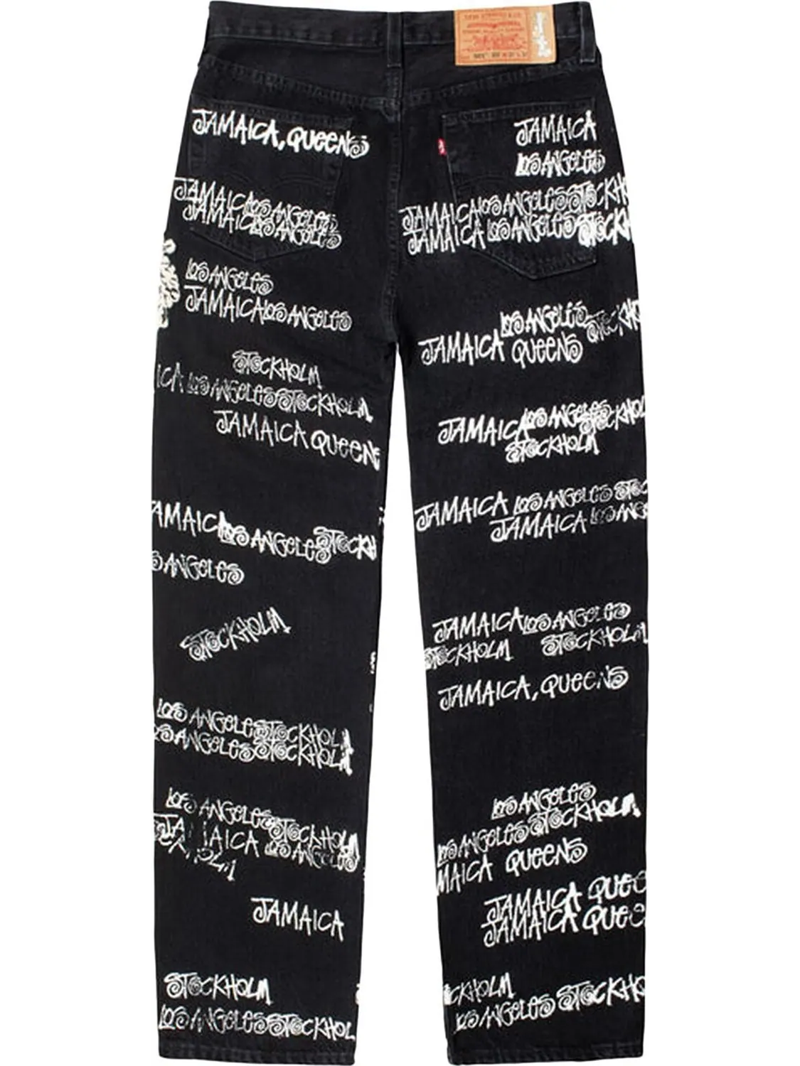Джинсы Stussy x Denim Tears x Our Legacy TTL 501 Jean 'Black' — изображение 2 из 2, черный