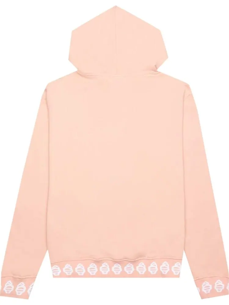 Худи Icecream Cones Hoodie 'Rose Smoke' — изображение 2 из 3, розовый
