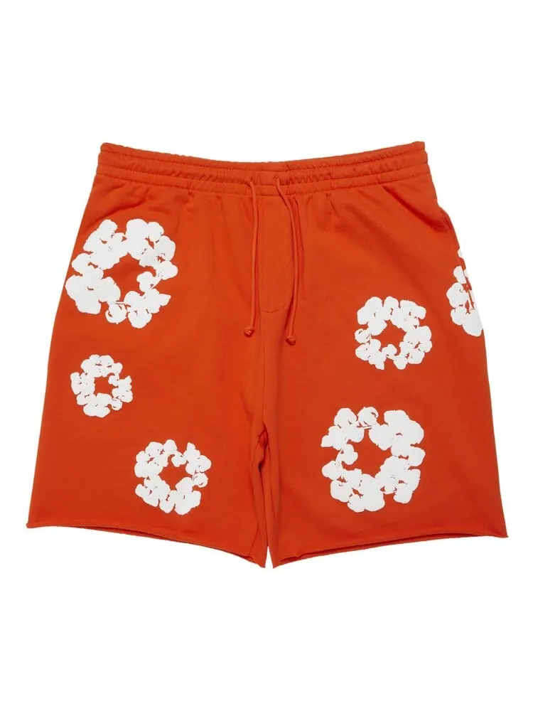 Шорты Denim Tears The Cotton Wreath 'Orange'