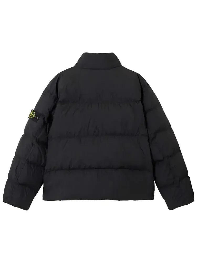 Пуховая куртка Stone Island Crinkle Reps NY — изображение 2 из 2, черный