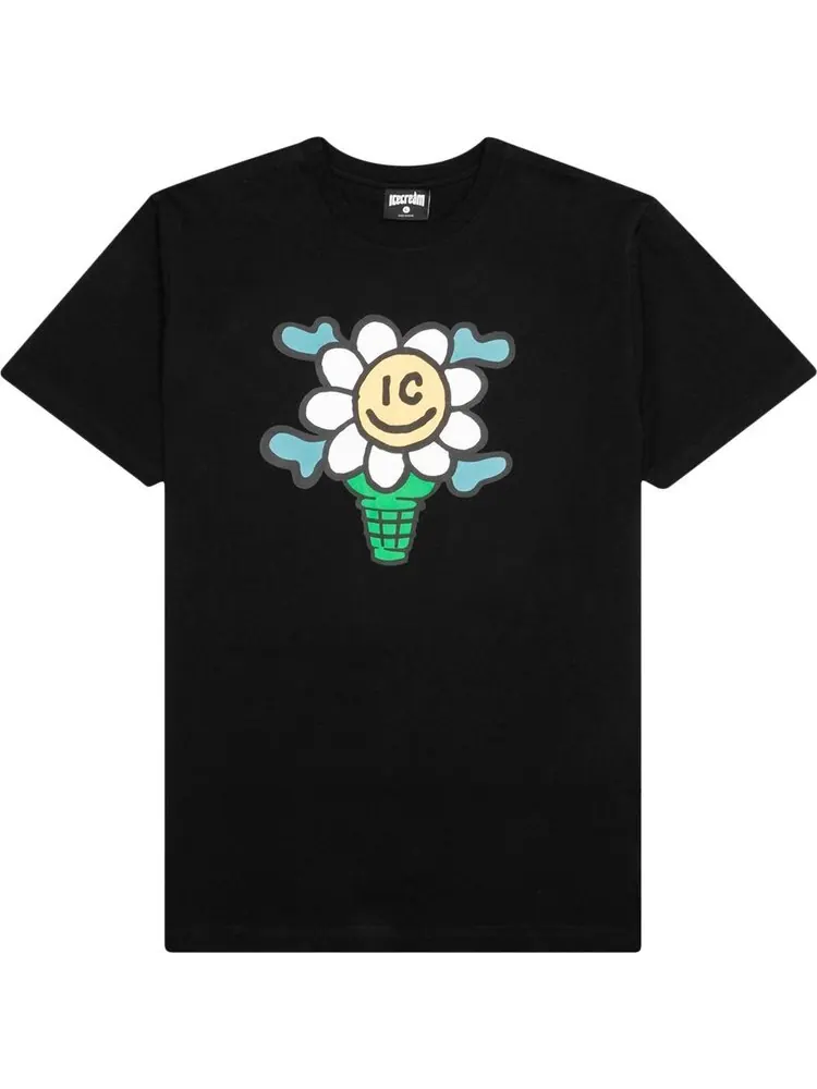 Футболка Icecream Dotty Short-Sleeve Tee 'Black' — черный