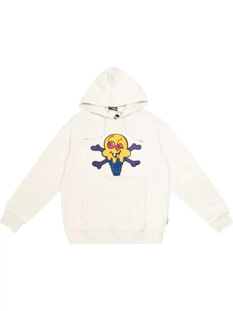 Худи Icecream Avery Logo Patch Hoodie 'Light Heather Grey'