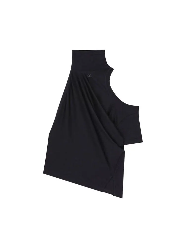 Футболка Courrèges Twisted Jersey T-Shirt 'Black'