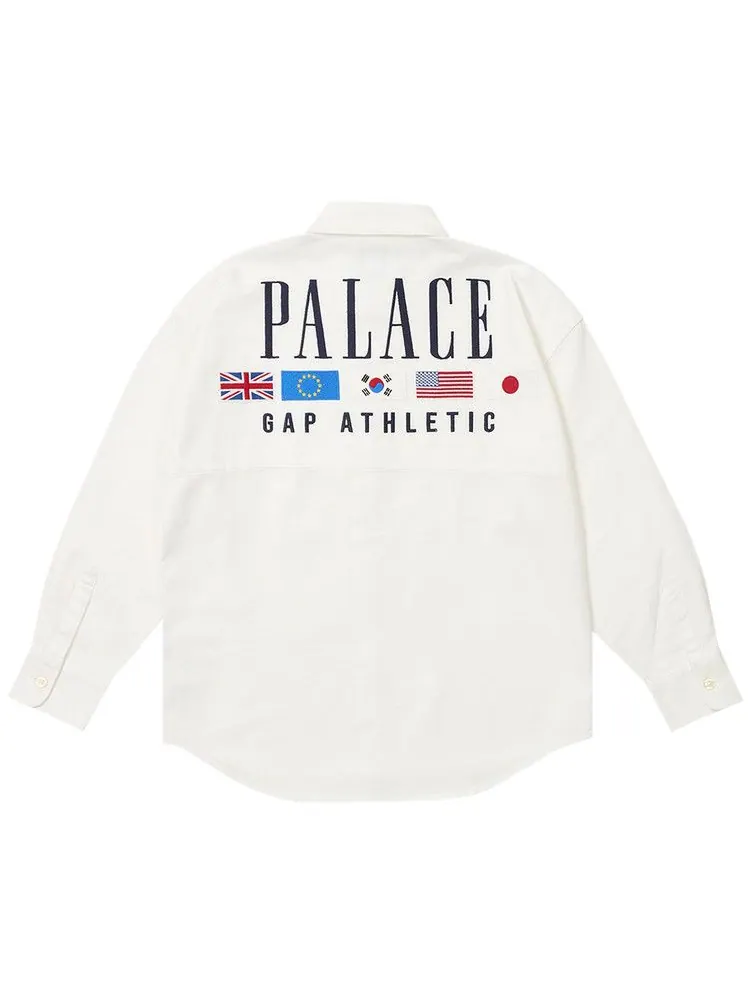 Топ Palace x Gap Oxford Drop Shoulder — изображение 2 из 2, белый