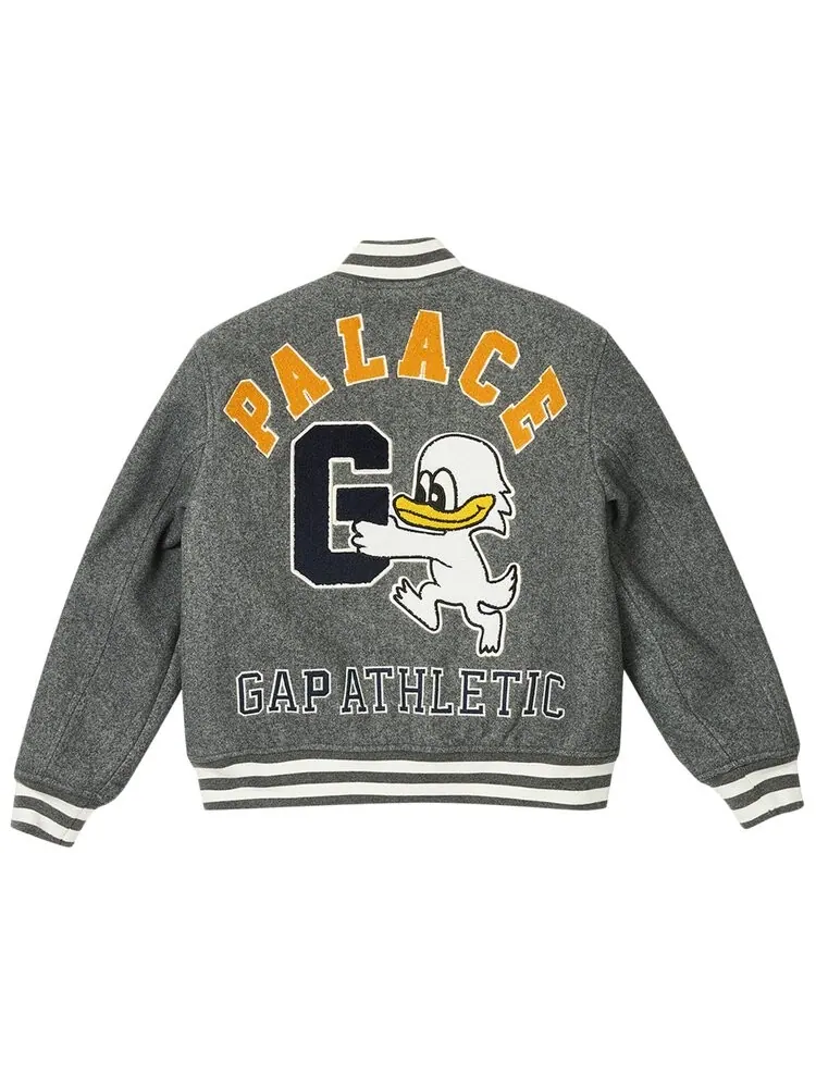 Куртка Palace x Gap Kids Varsity Jacket — изображение 2 из 3, серый