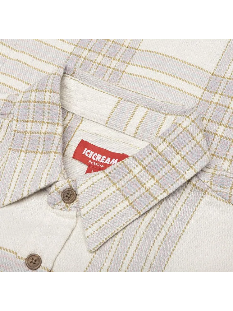 Рубашка Icecream Snow White Long-Sleeve Shirt — изображение 3 из 3, клетчатый