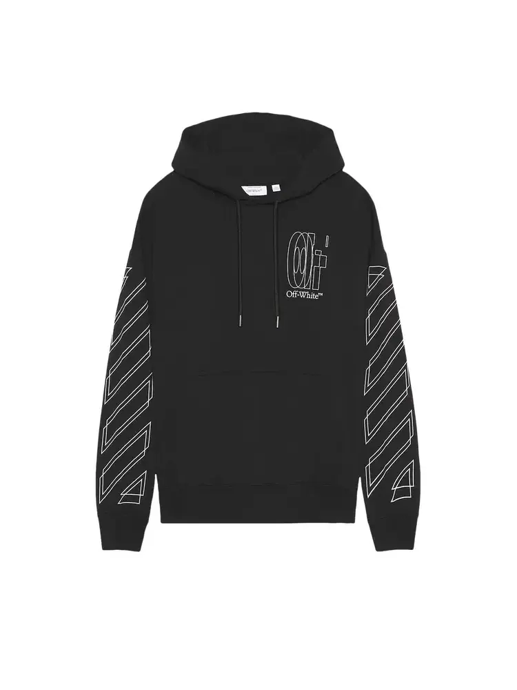 Худи Off-White Outl Dbl Arr Skate