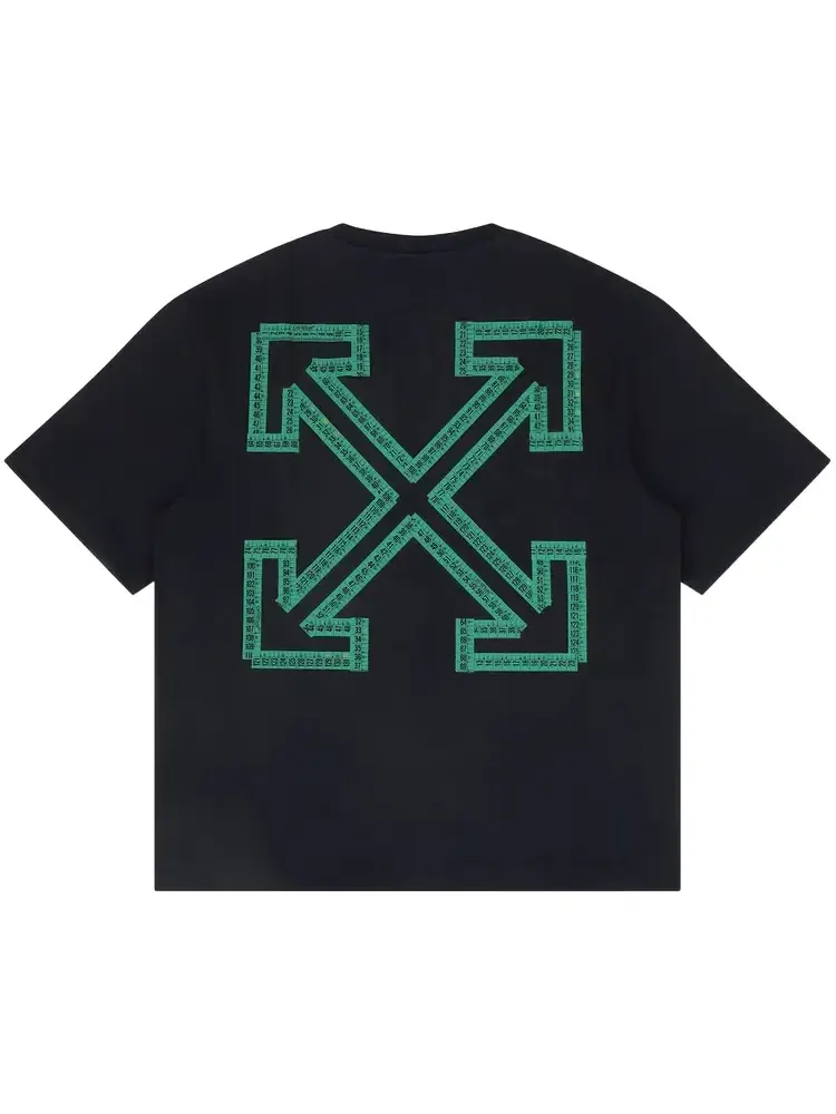 Футболка Off-White Tape Arrow Fit — изображение 2 из 2, черный