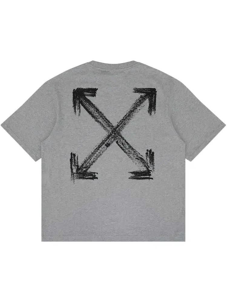 Футболка Off-White Chalk Arrow Fit — изображение 2 из 2, серый