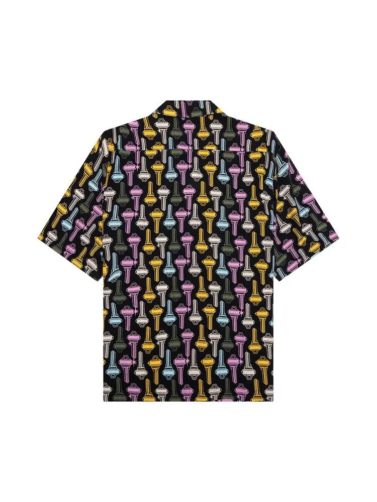 Рубашка Icecream Keys Short-Sleeve Woven Shirt — изображение 2 из 3, черный