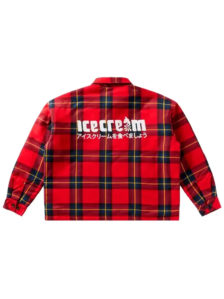 Куртка Icecream Buffalo Shacket 'Goji Berry' — изображение 2 из 2, красный