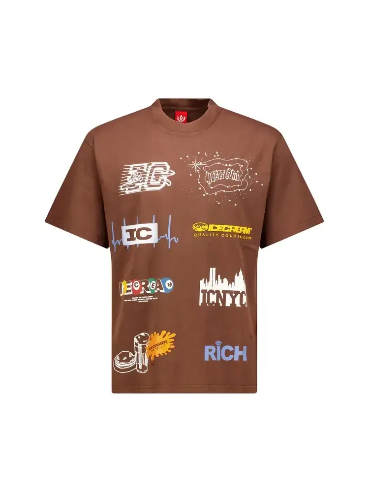 Футболка Icecream Rich Tee — изображение 1 из 2, коричневый