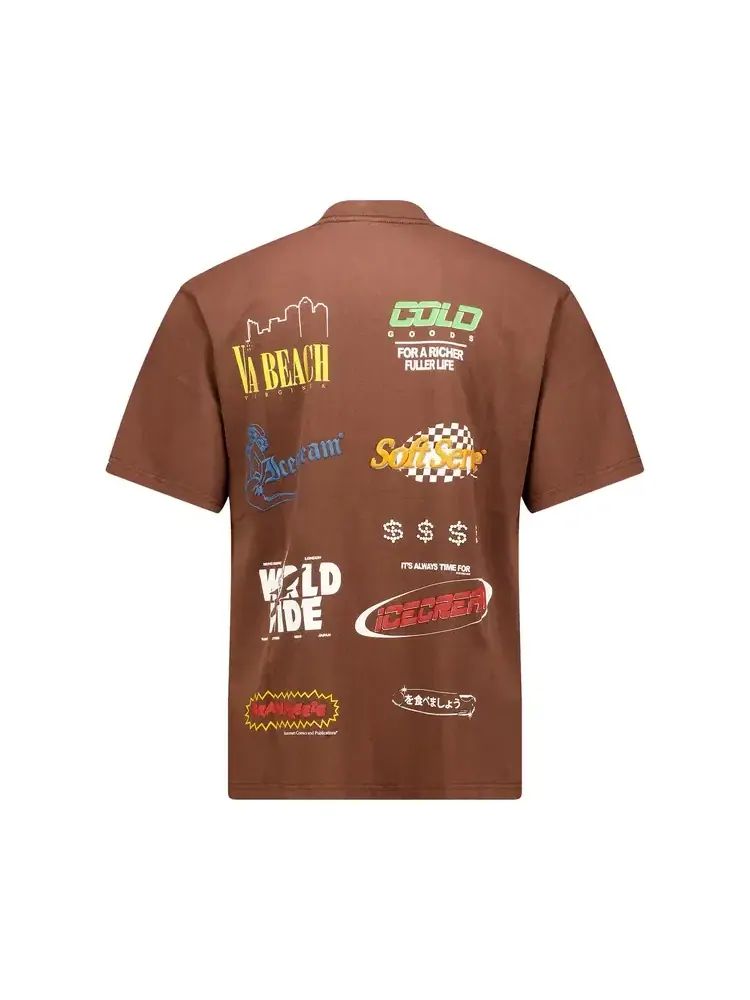 Футболка Icecream Rich Tee — изображение 2 из 2, коричневый