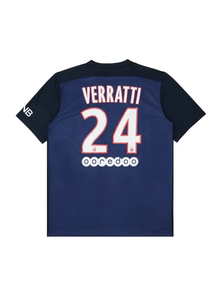 Джерси Paris Saint-Germain Pre-Owned Paris Saint-Germain Verratti #24 Home Stadium 'Navy/Blue/Red'