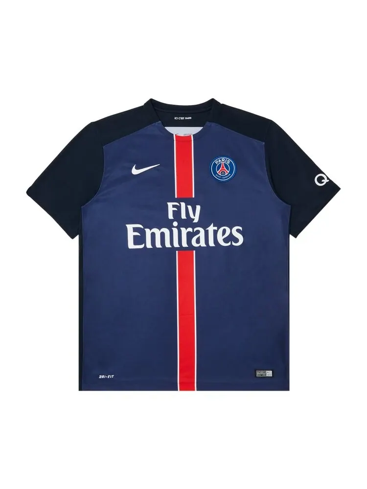 Джерси Paris Saint-Germain Pre-Owned Paris Saint-Germain Verratti #24 Home Stadium 'Navy/Blue/Red' — изображение 2 из 3