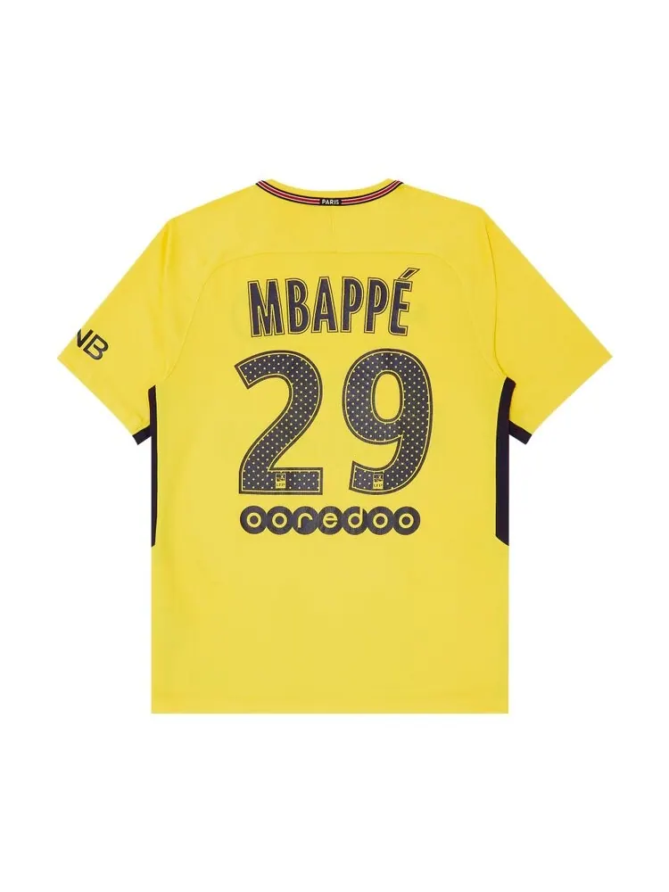 Джерси Paris Saint-Germain Pre-Owned Paris Saint-Germain Mbappé #29 Away Stadium 'Yellow'