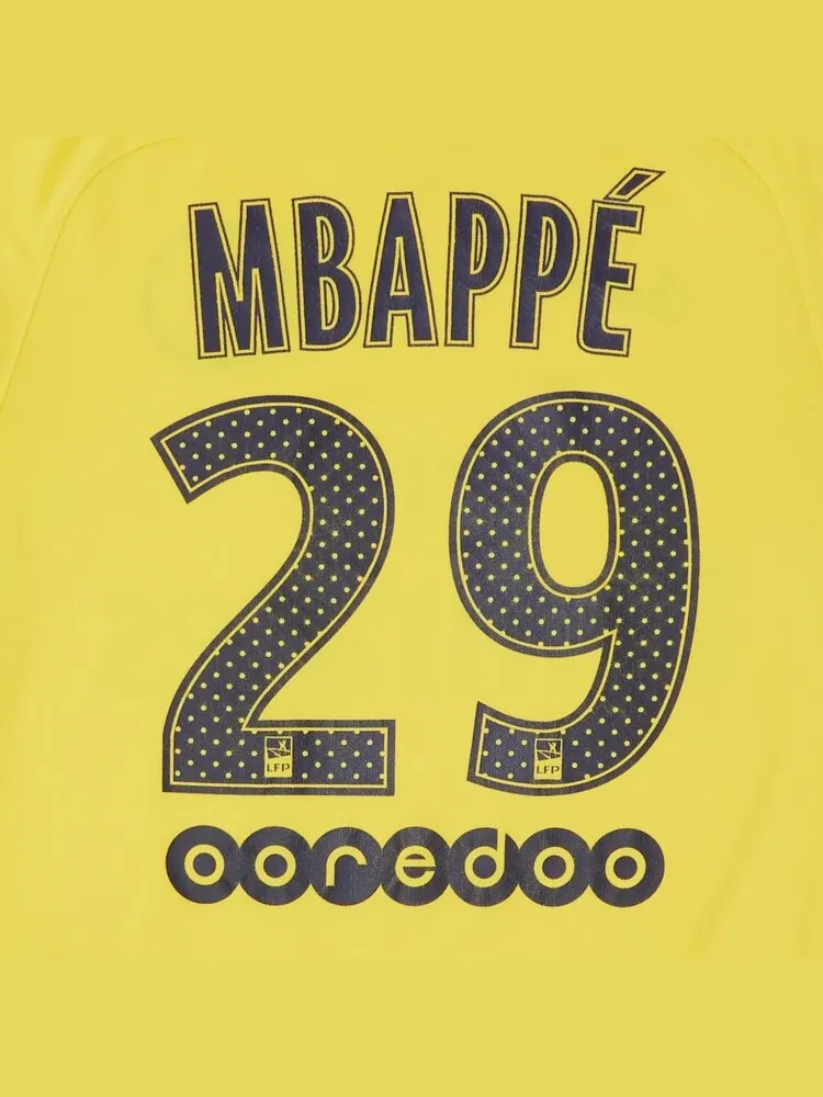 Джерси Paris Saint-Germain Pre-Owned Paris Saint-Germain Mbappé #29 Away Stadium 'Yellow' — изображение 3 из 3, желтый