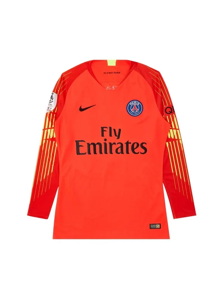 Джерси Paris Saint-Germain Pre-Owned Paris Saint-Germain Buffon #1 Goalkeeper Stadium 'Red' — изображение 2 из 3, красный