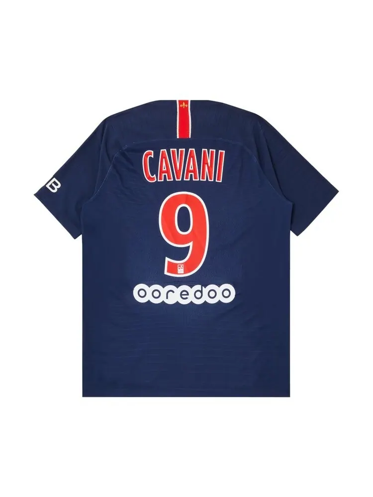 Джерси Paris Saint-Germain Pre-Owned Paris Saint-Germain Cavani #9 Home Match 'Blue/Red'