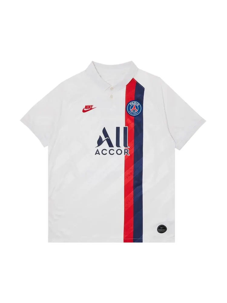 Джерси Paris Saint-Germain Pre-Owned Paris Saint-Germain Mbappé #7 Third Stadium Jersey 'White' — изображение 2 из 3, белый