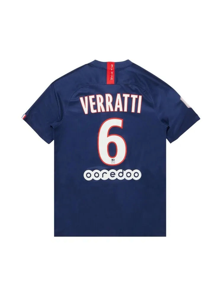 Джерси Paris Saint-Germain Pre-Owned Paris Saint-Germain Verratti #6 Home Stadium 'Navy'