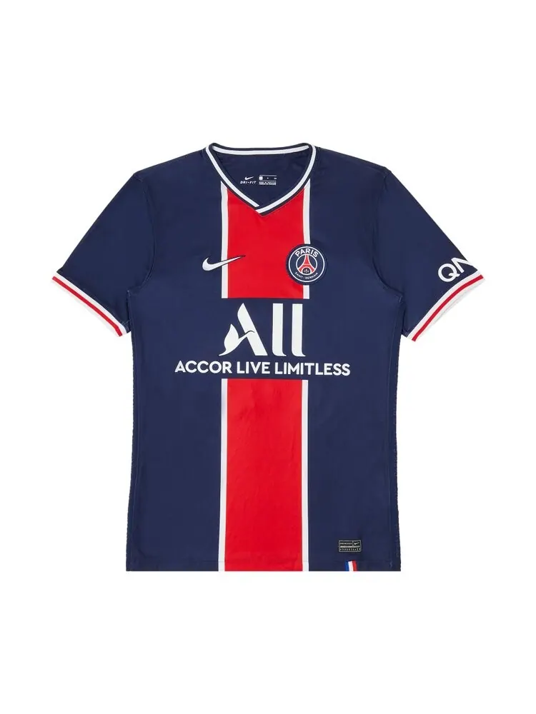 Джерси Paris Saint-Germain Pre-Owned Paris Saint-Germain Verratti #6 Home Stadium 'Navy/Red' — изображение 2 из 3, синий