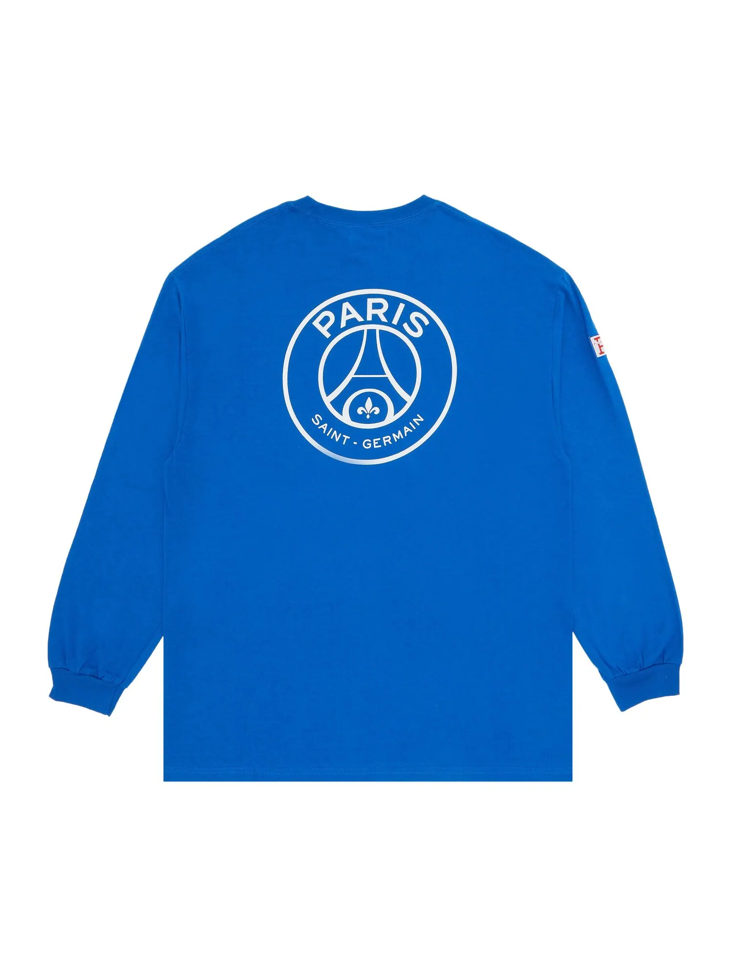 Классическая футболка с нашивкой в виде эмблемы Paris Saint-Germain x Over The Pitch — изображение 2 из 3, синий