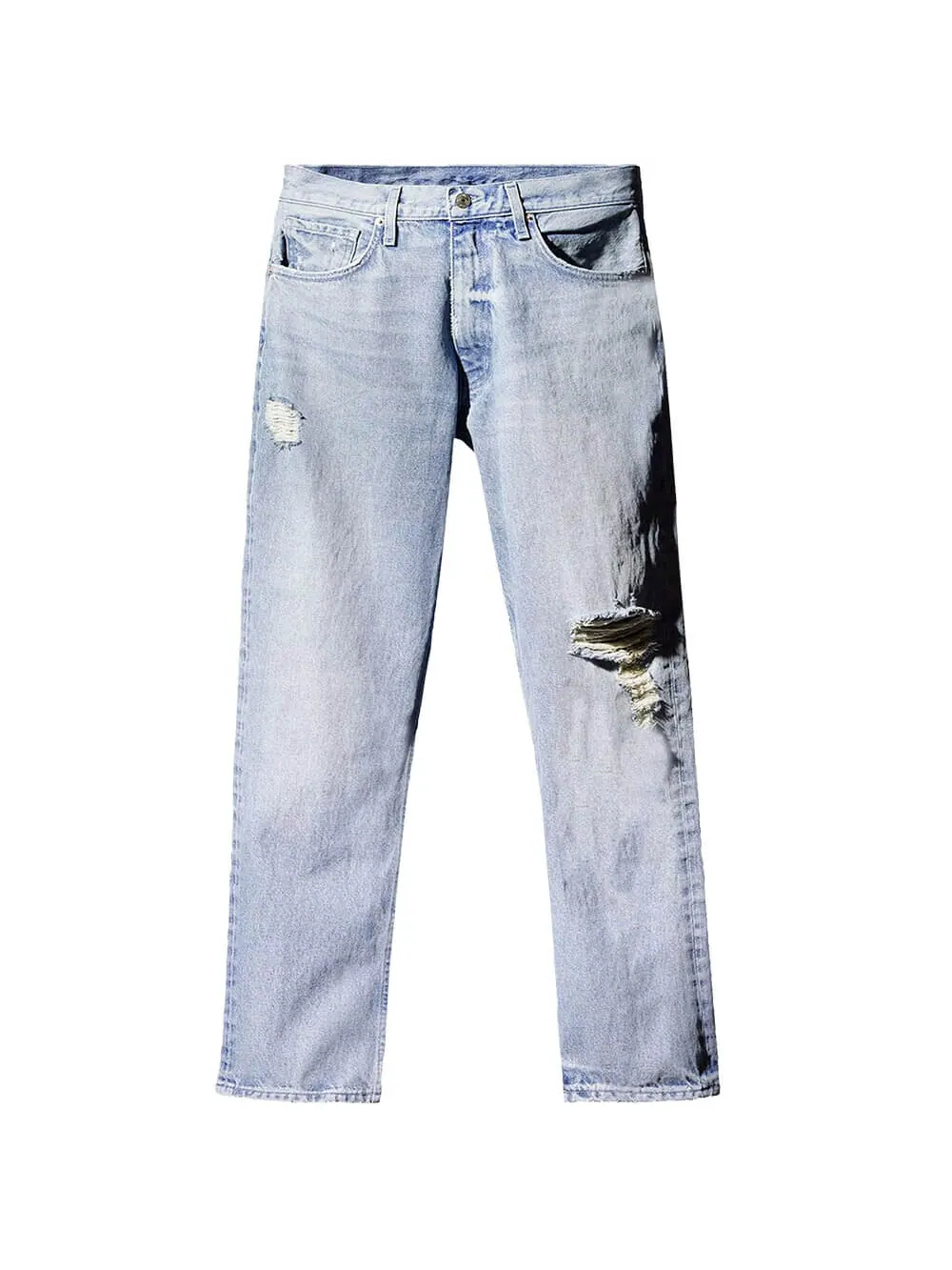 Джинсы Yeezy Gap Engineered by Balenciaga 5 Pocket — синий