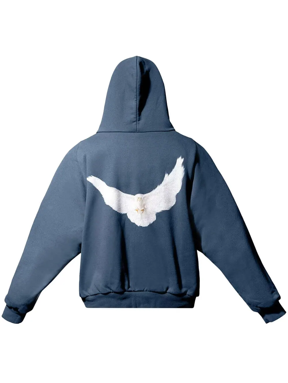 Худи Yeezy Gap Engineered by Balenciaga Dove Shrunken — изображение 2 из 2, синий
