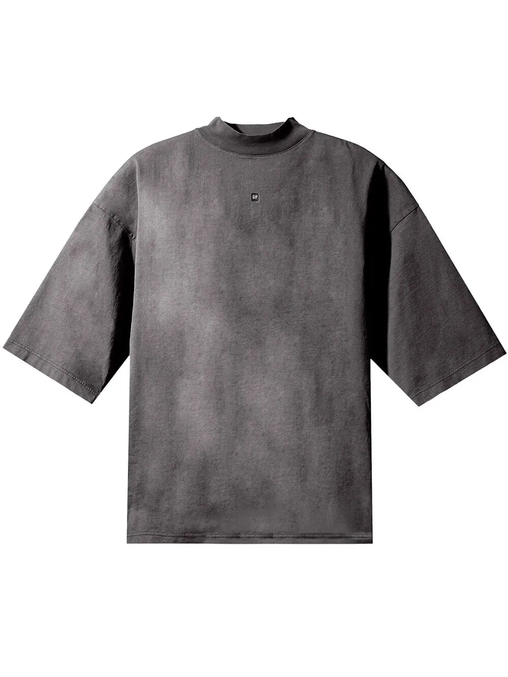 Футболка Yeezy Gap Engineered by Balenciaga с логотипом, темно-серая