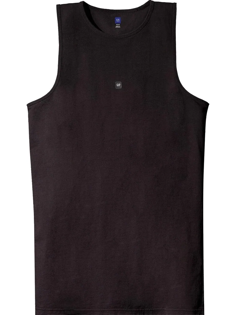 Топ Yeezy Gap Engineered by Balenciaga Loose Tank Top 'Black' — черный